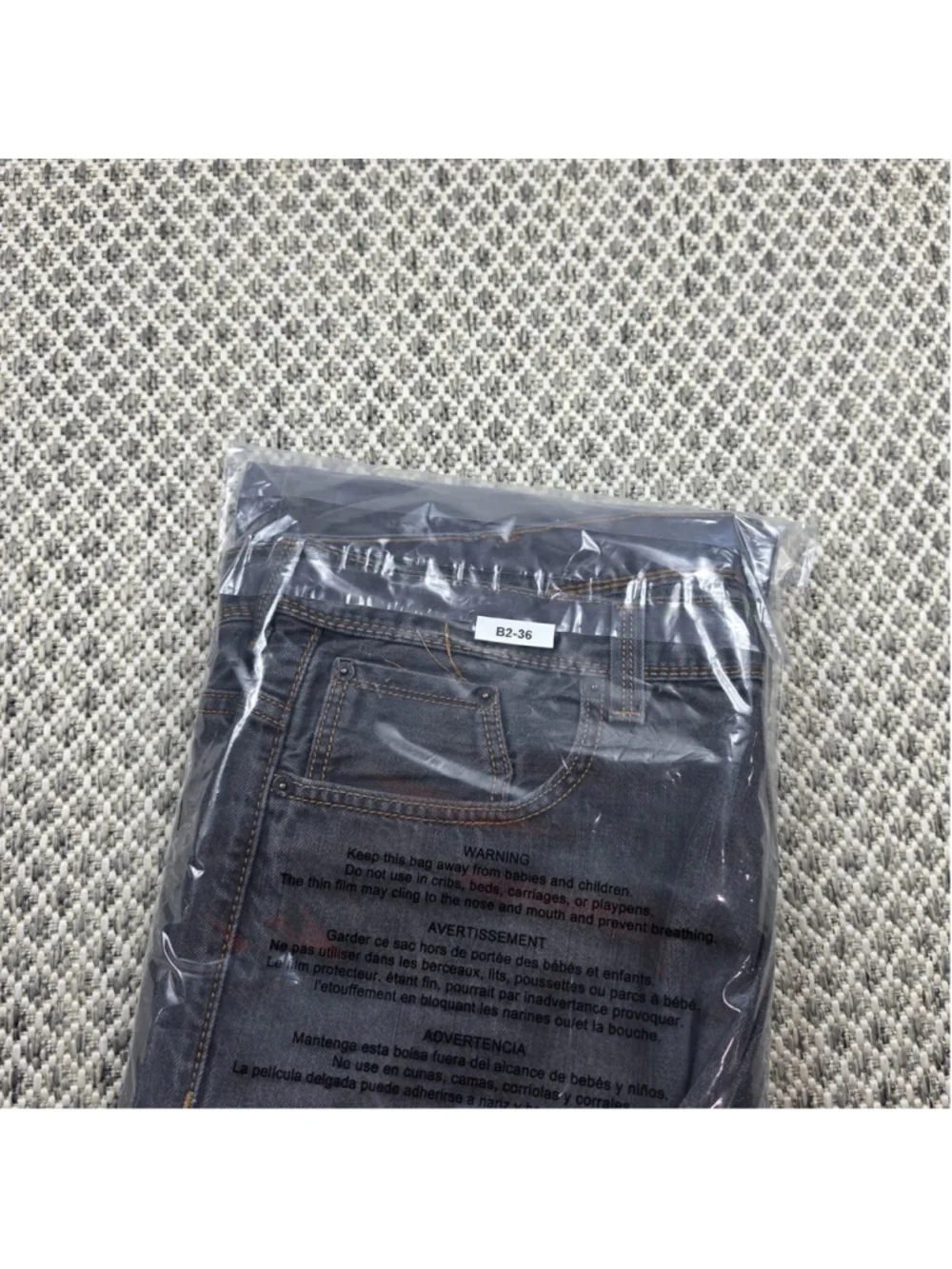 Levi’s 569 Loose Straight Black Jeans Men’s 38x30 Flap Pocket Denim Y2K